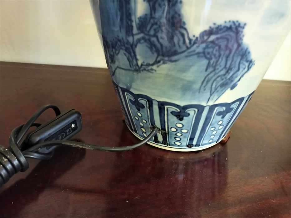 Par Candeeiros Porcelana Chinesa