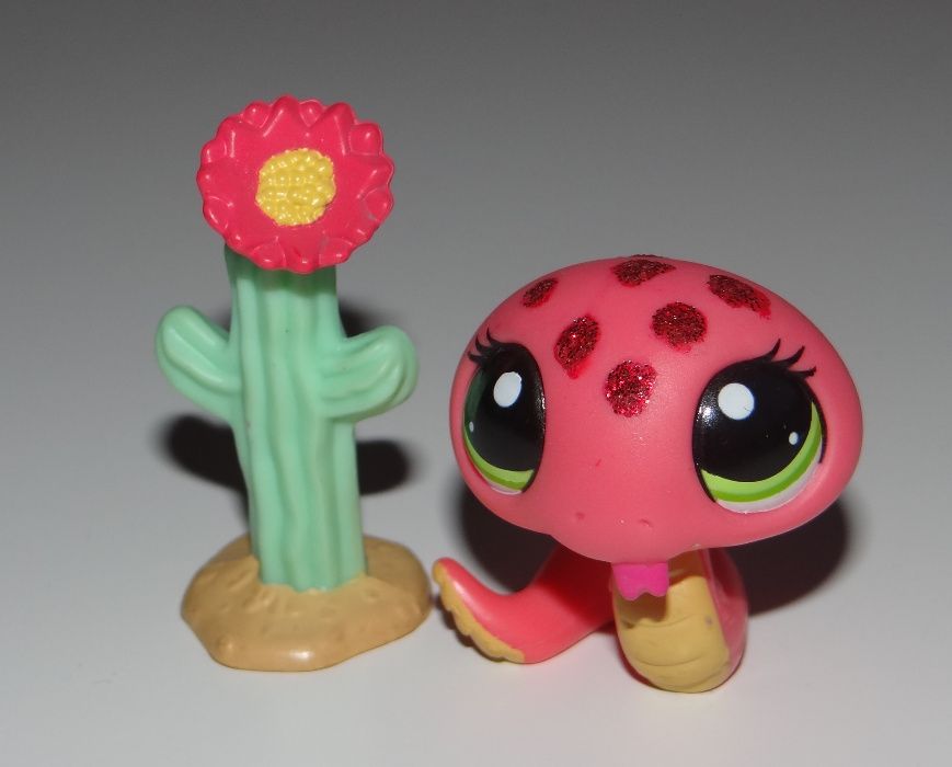 Littlest Pet Shop Wąż KobrA z Kaktusem _ Edycja Limitowana * UNIKAT