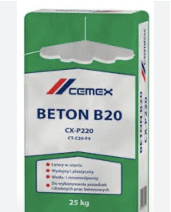 Beton b20 cemex 25 kg