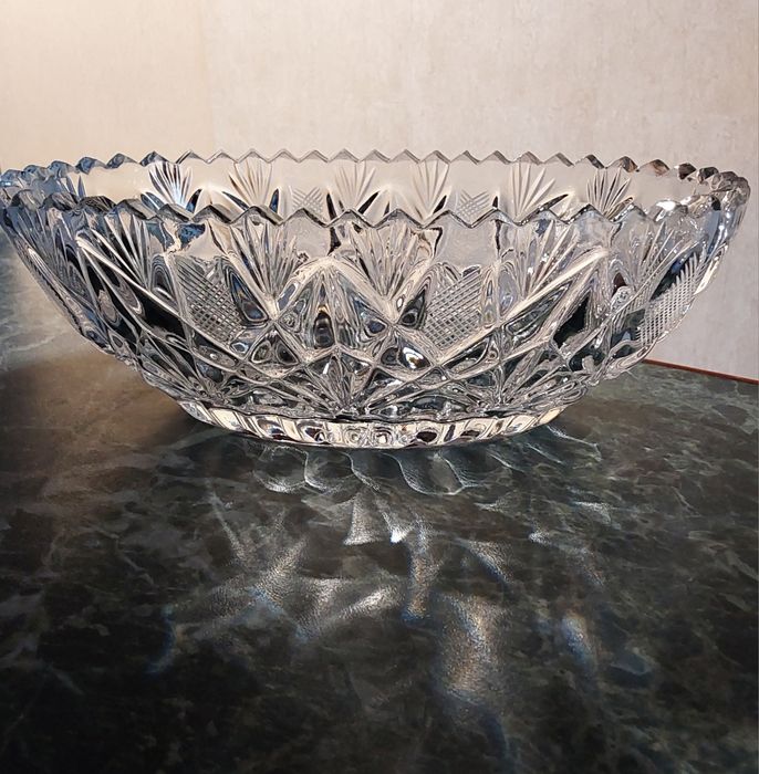 Кришталь Ваза/салатник/цукерниця/конфетница СССР Хрусталь