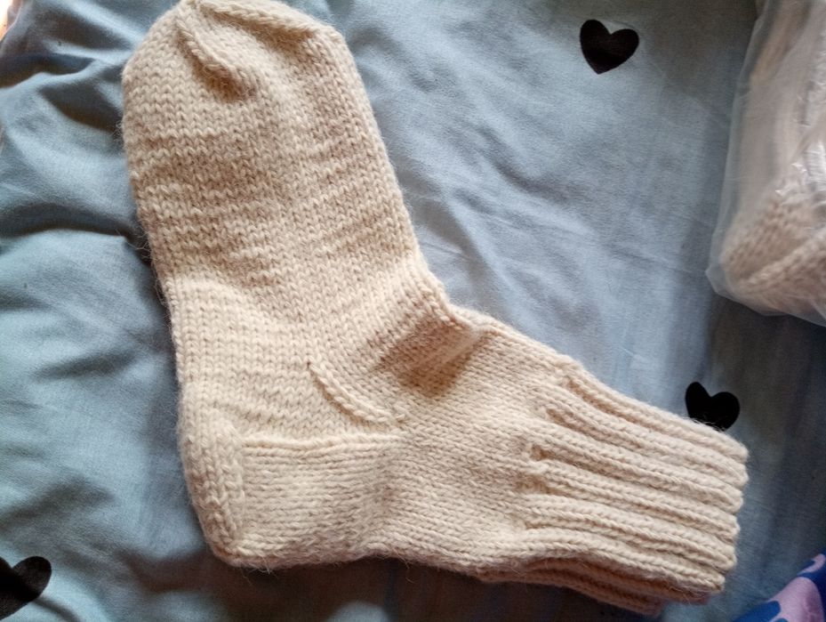Вязаные носки...