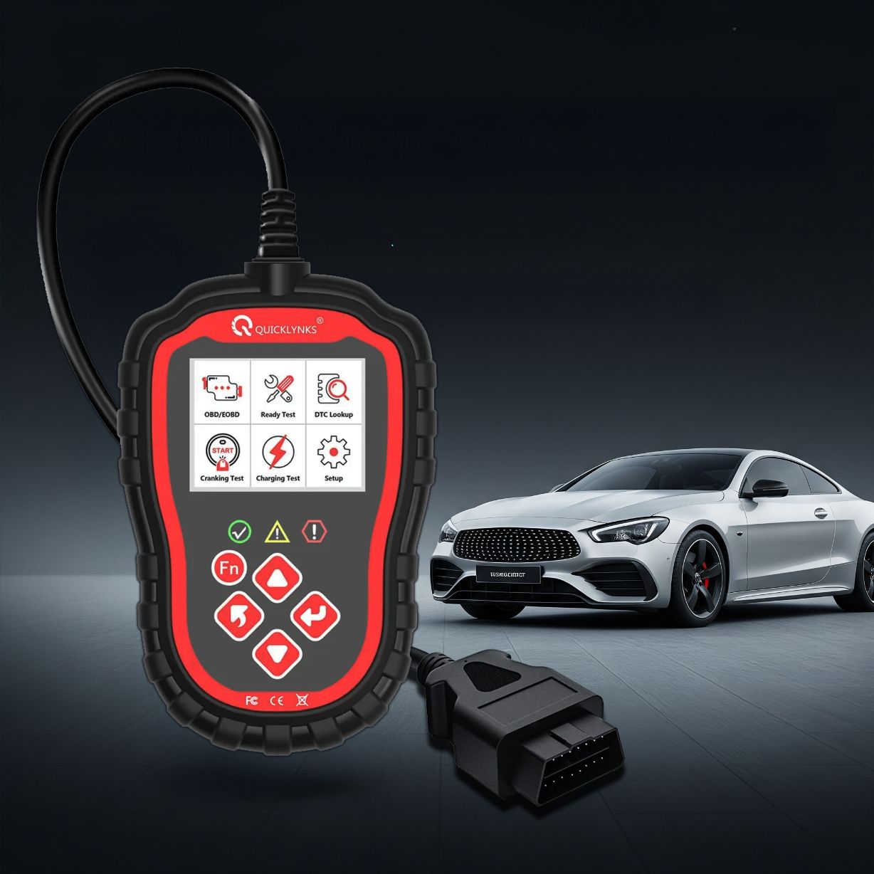 Szybki Tester OBD Tester OBD2 Diagnostyczny PL Menu Interfejs OBD