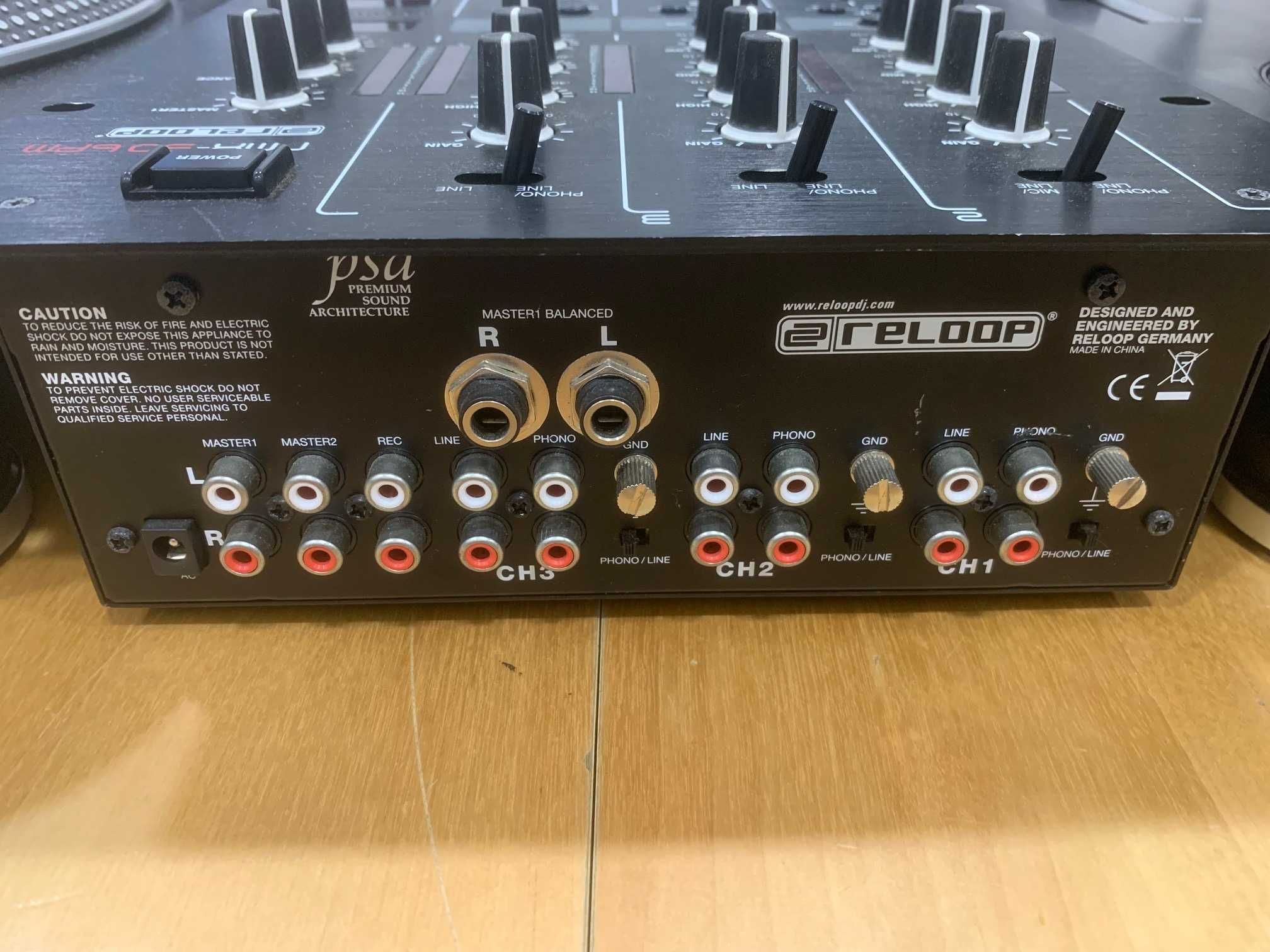 SETUP Gira Discos e Mesa de Mistura RELOOP