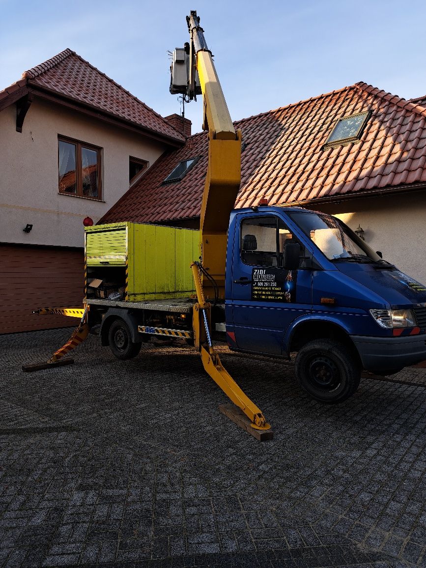 Usługi podnośnikiem koszowym 16 m