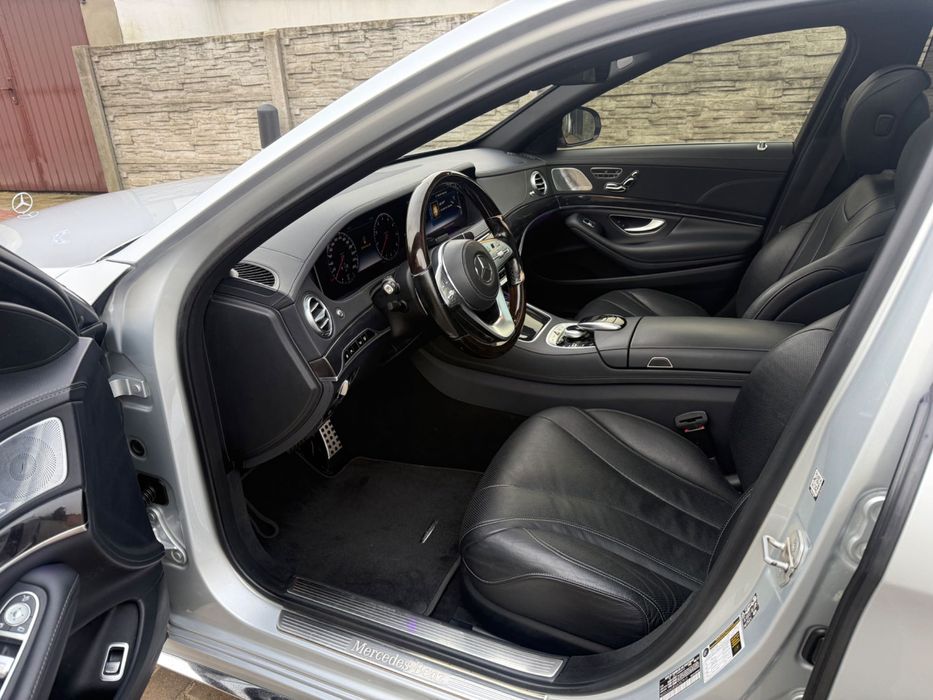 Mercedes S450 Long Amg telewizory z tylu zamiana