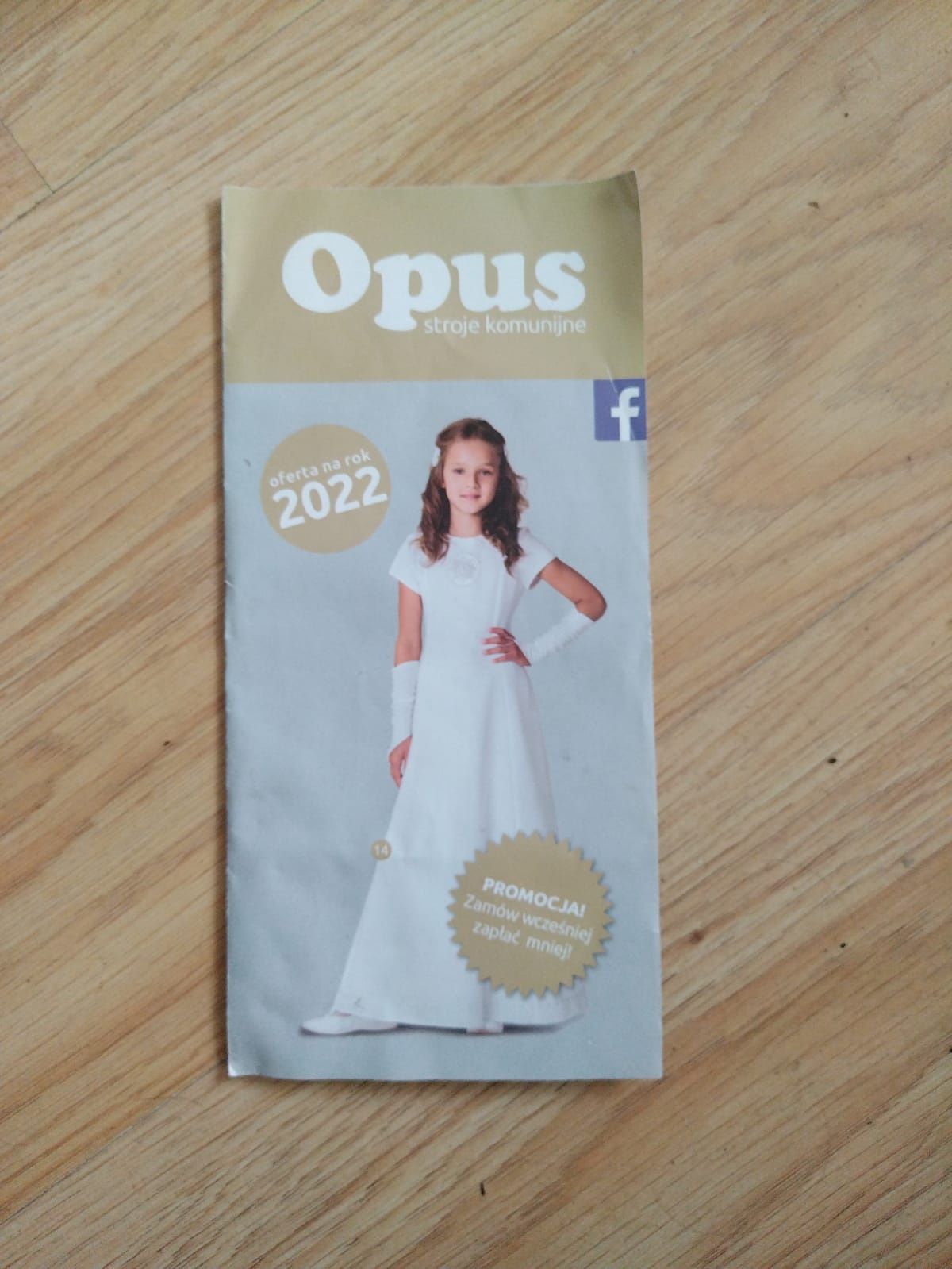Alba komunijna dla dziewczynki firmy opus