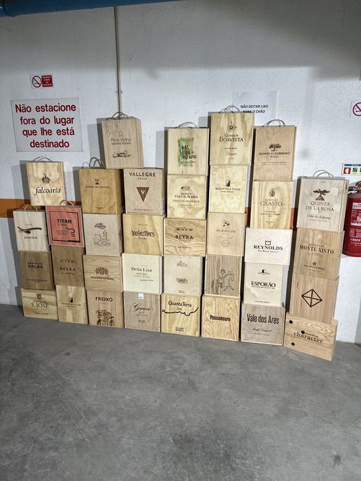 Caixas vinho / madeira vários tamanhos