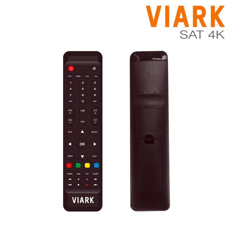 Receptor Satélite Viark SAT 4K (C/ Antena WiFi Wireless)
