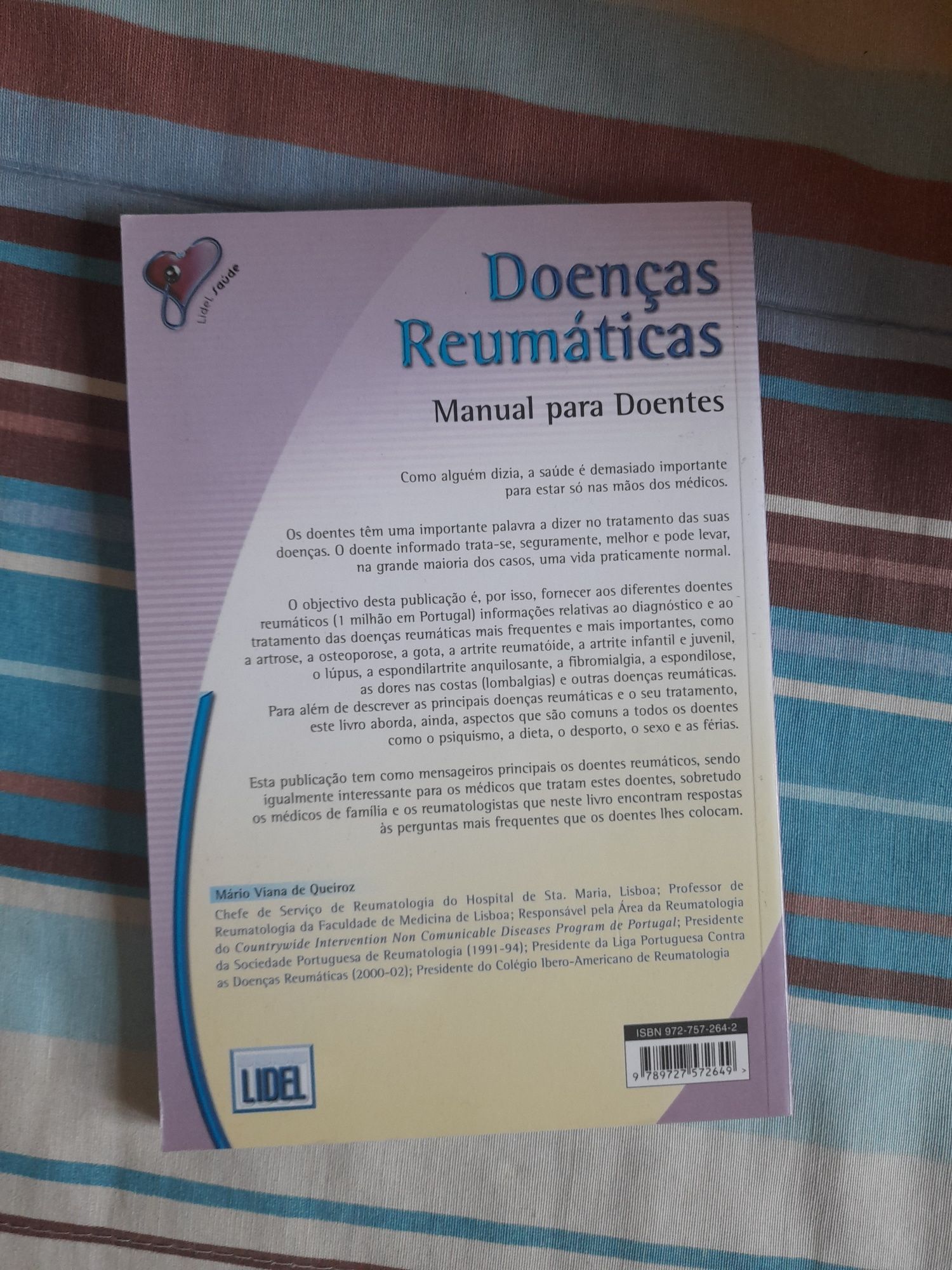 Doenças Reumáticas - Manual para Doentes, Mário Queiroz