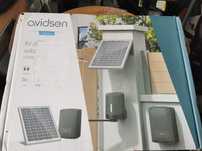 Avidsen Uniwersalny zestaw solarny 20W do bramy 12V i 24V z 2 akum