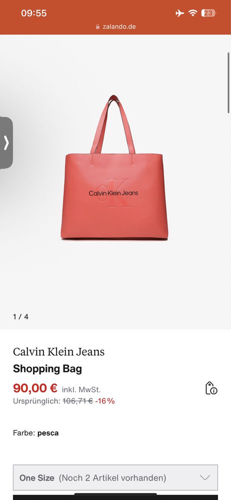 Calvin klein shopper