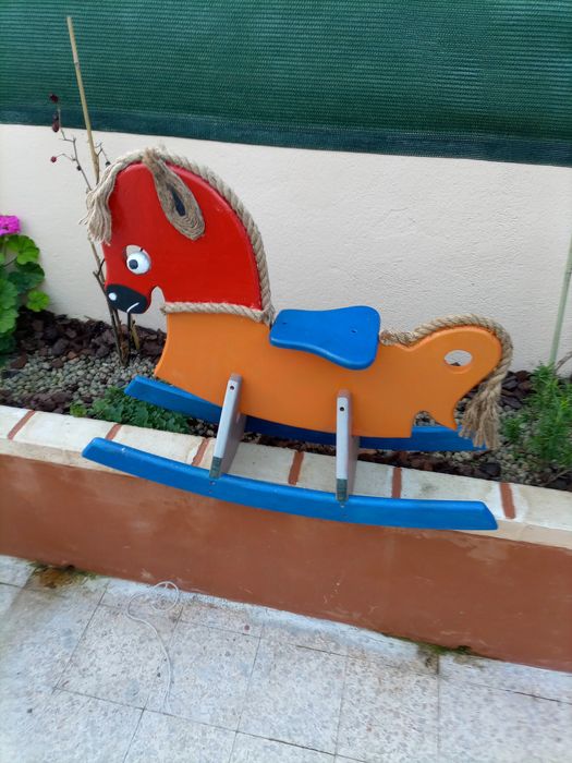 Cavalinho madeira maciça