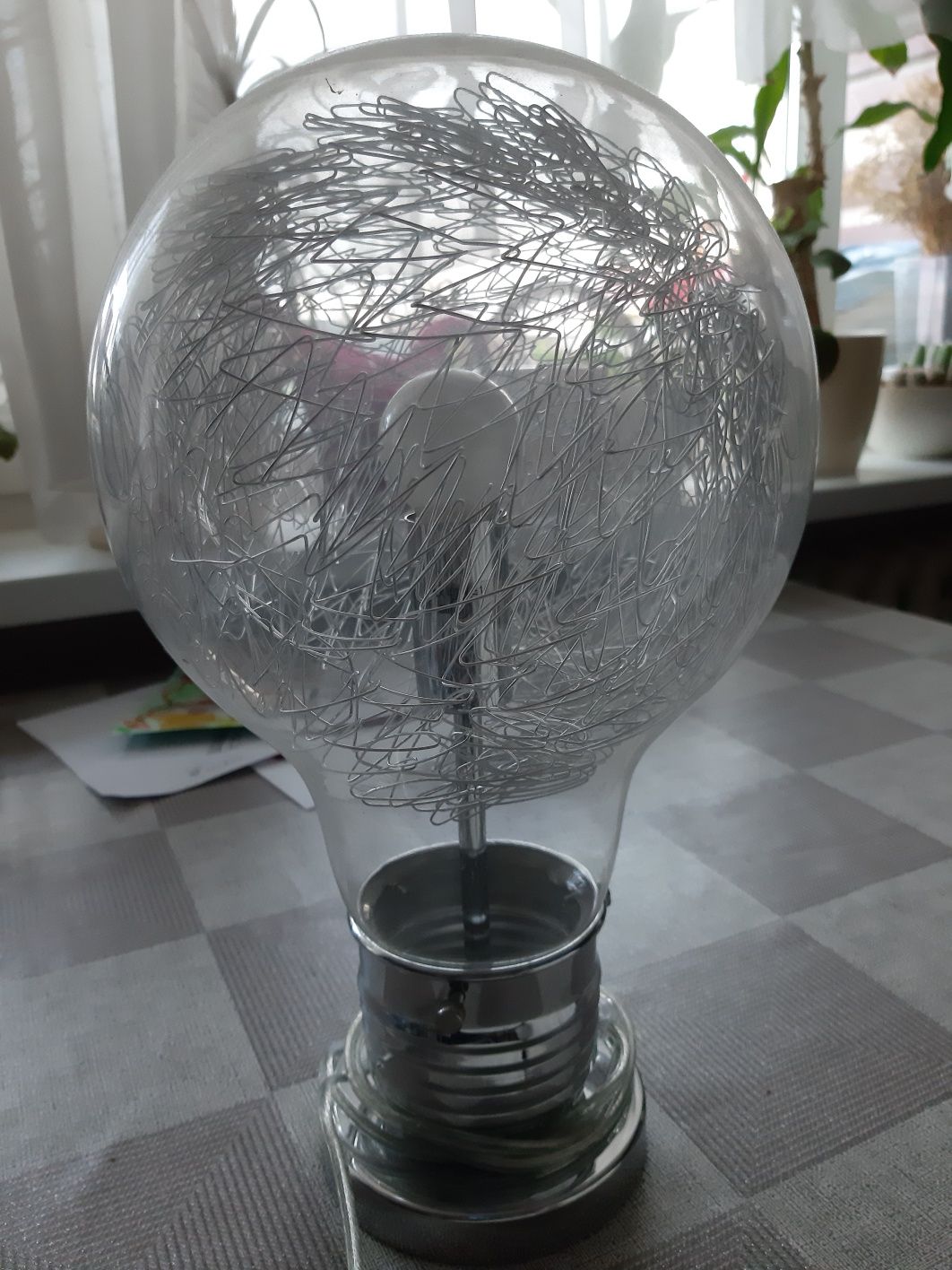 Lampa stołowa/biurkowa Bulb chrom