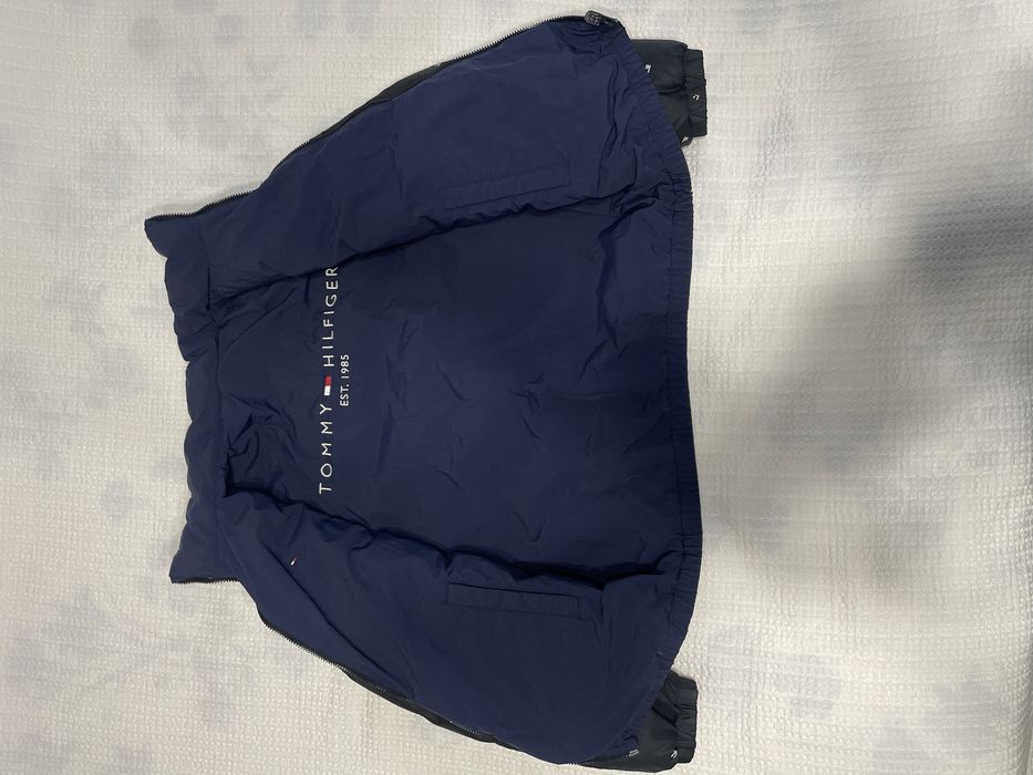 куртка Tommy Hilfiger Boys Navy Reversible Puffer Jacket Size 176