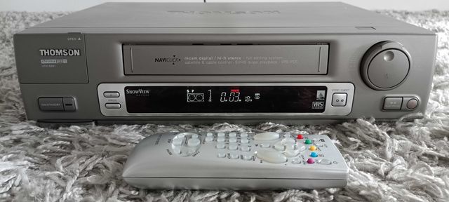 Magnetowid Video Wideo S-VHS (JVC) THOMSON VTH6081 HI-FI 6gł pilot