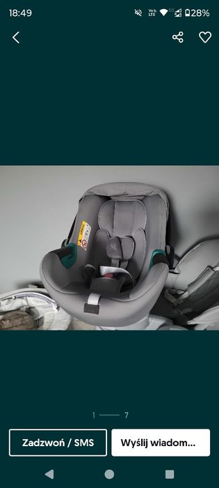 Fotelik samochodowy Britax Romer BabySafe 3