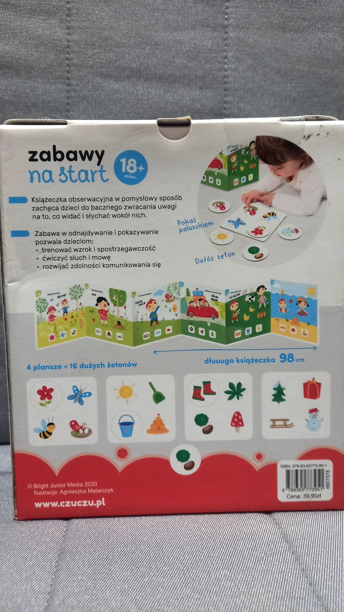 Zestaw edukacyjny dla dwulatka mÓj Rok Prezent  18m+ .Nowe
