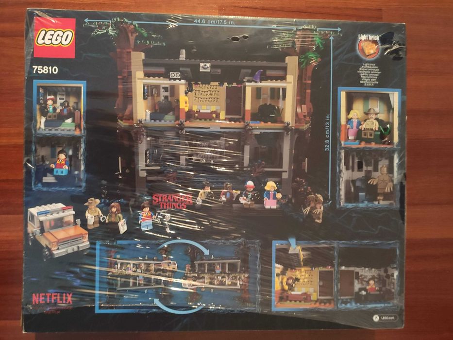 Lego 75810 Stranger Things 76157 Mulher Maravilha