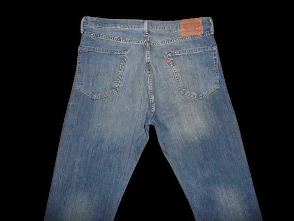 Spodnie dżinsy LEVIS 751 W36/L32=47,5/107cm jeansy