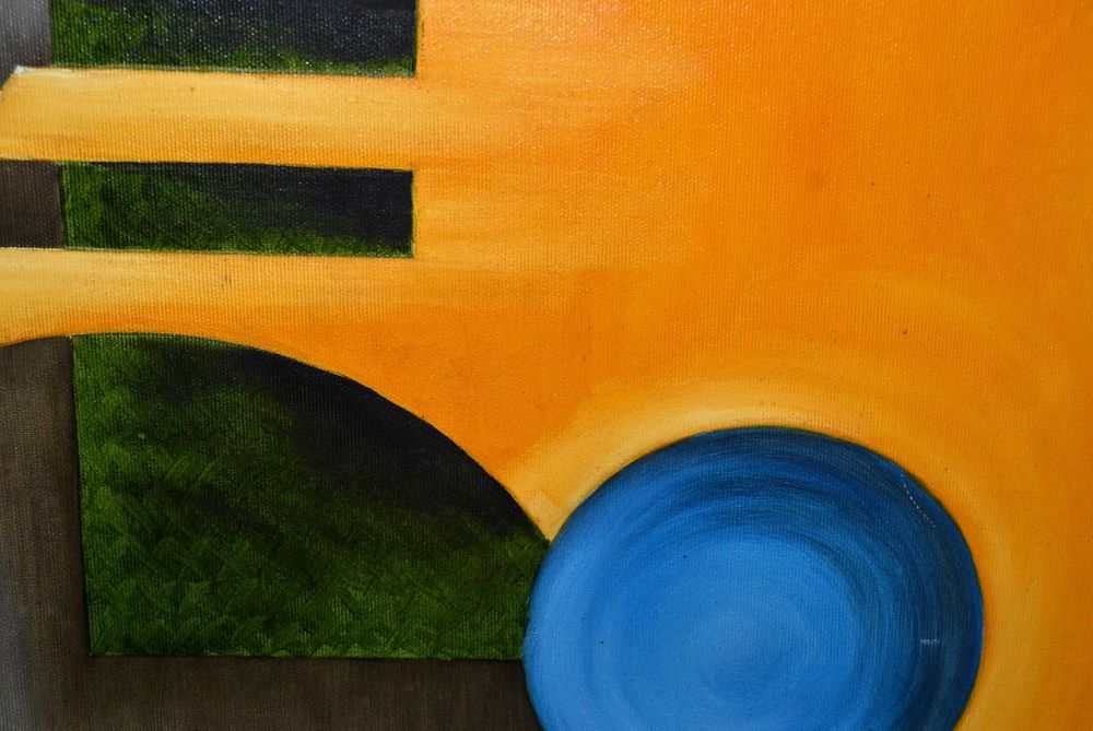 Pintura Abstrata, Oleo sobre tela