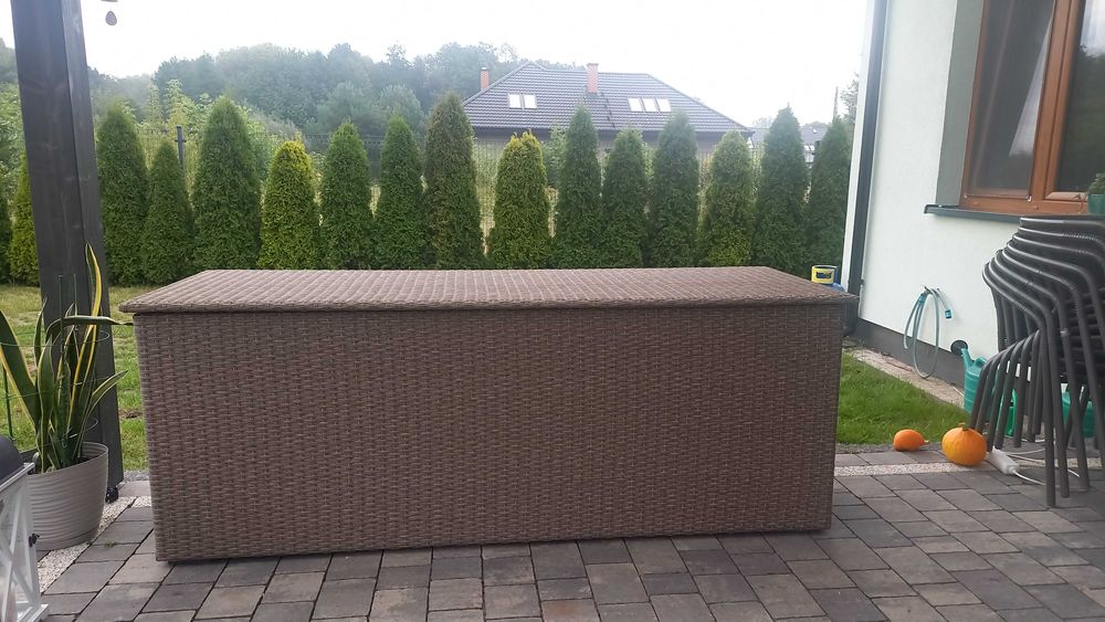 Skrzynia na poduszki tarasowo-ogrodowa