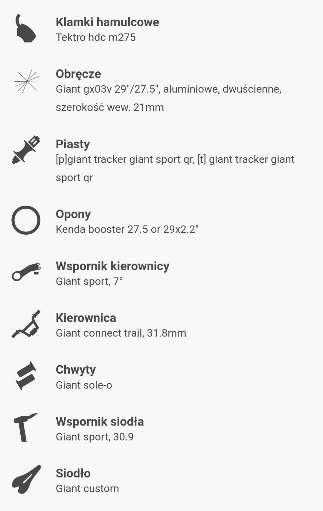 Rower MTB Giant Talon 3 -2022 L21 NOWY Osprzęt