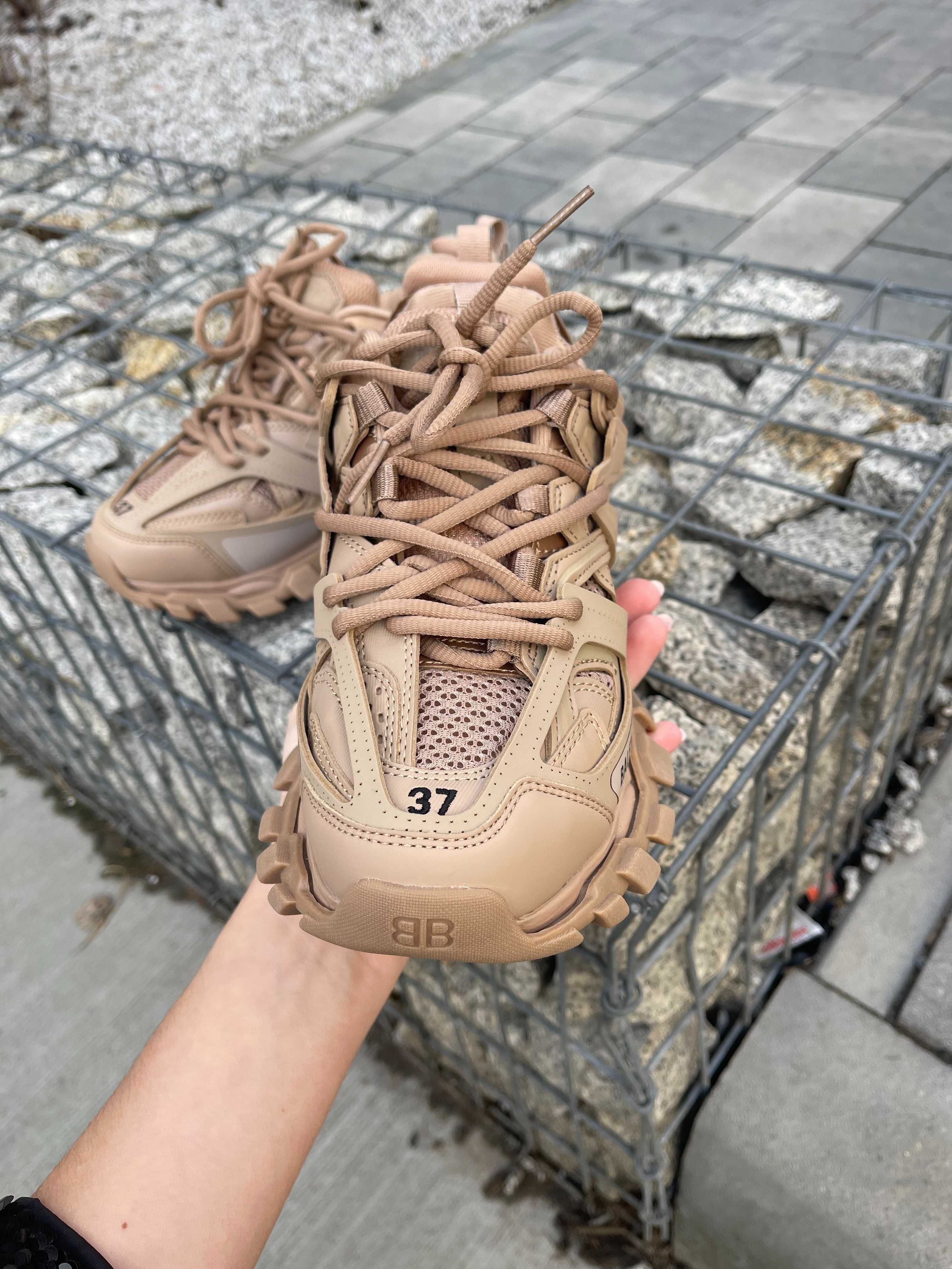 Buty Balenciaga Track Beżowe