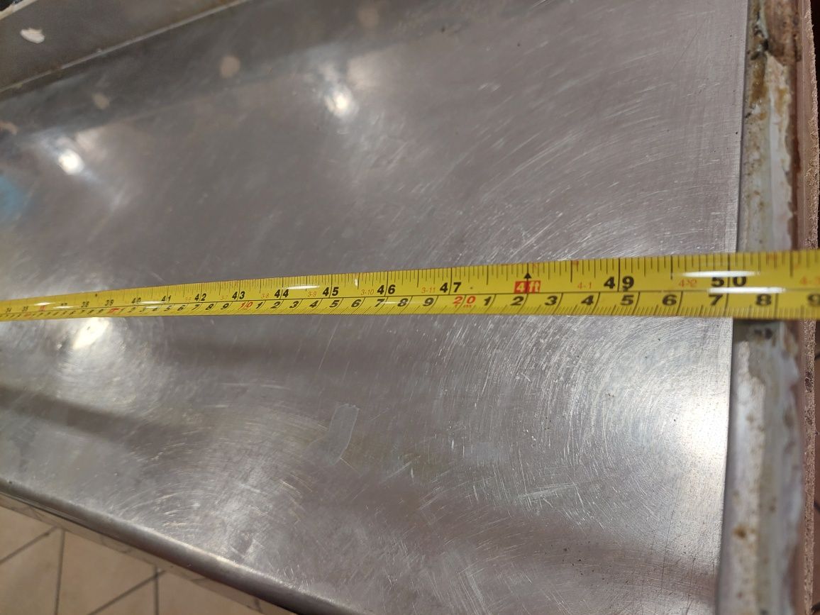 Bancada em Inox usada como nova