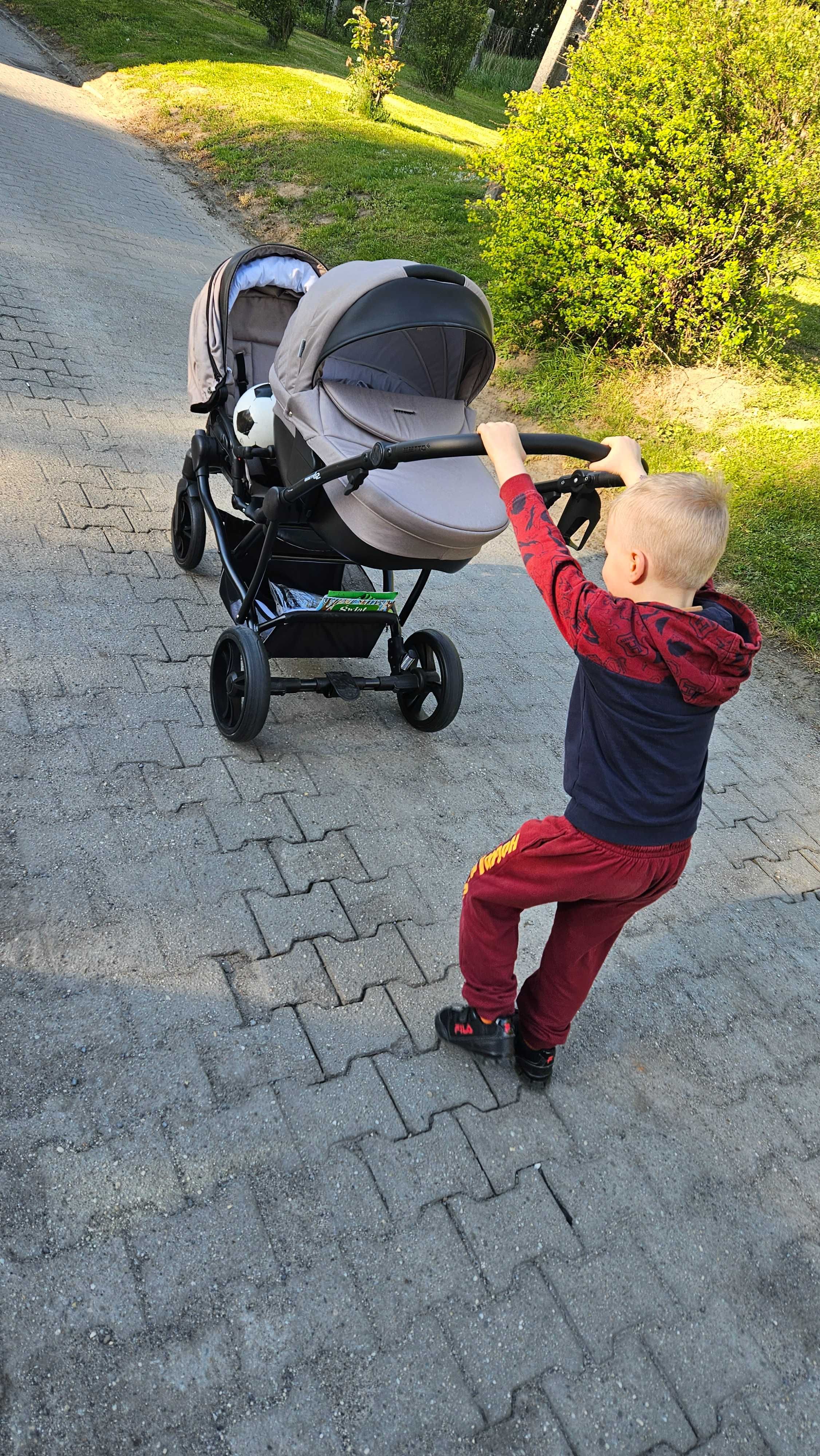Wózek rok po roku/blizniaczy