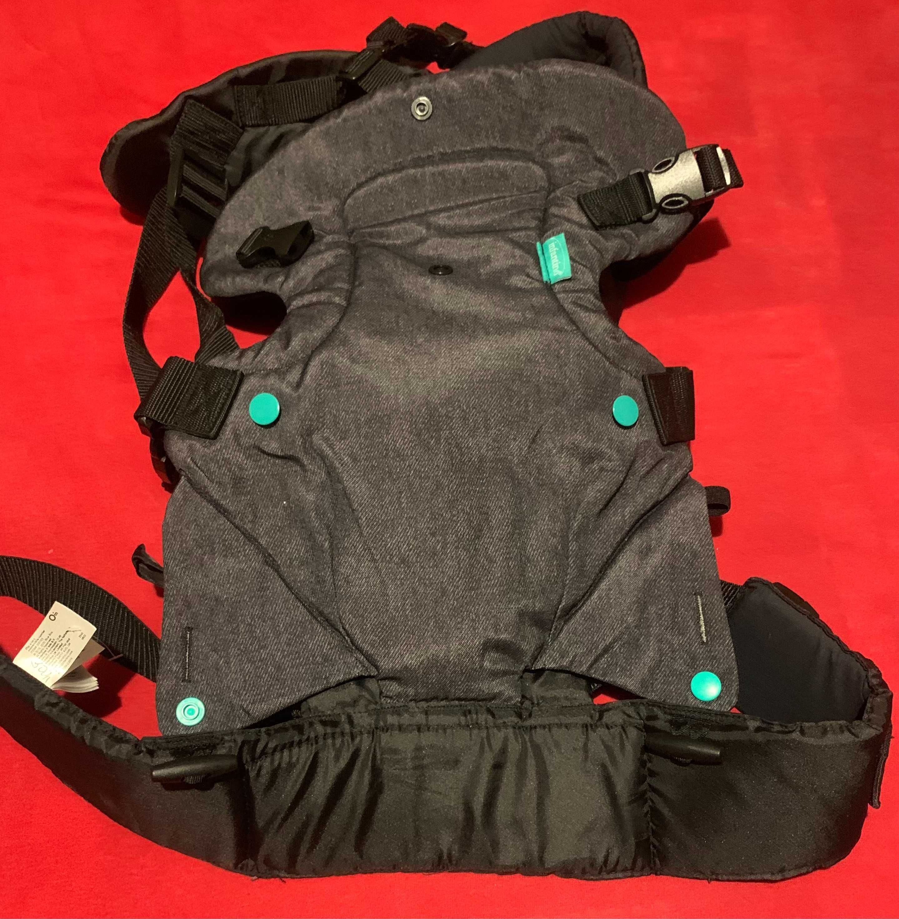 Кенгурушка рюкзак переноска Infantino flip advanced 4в1 от3,5-14,кг