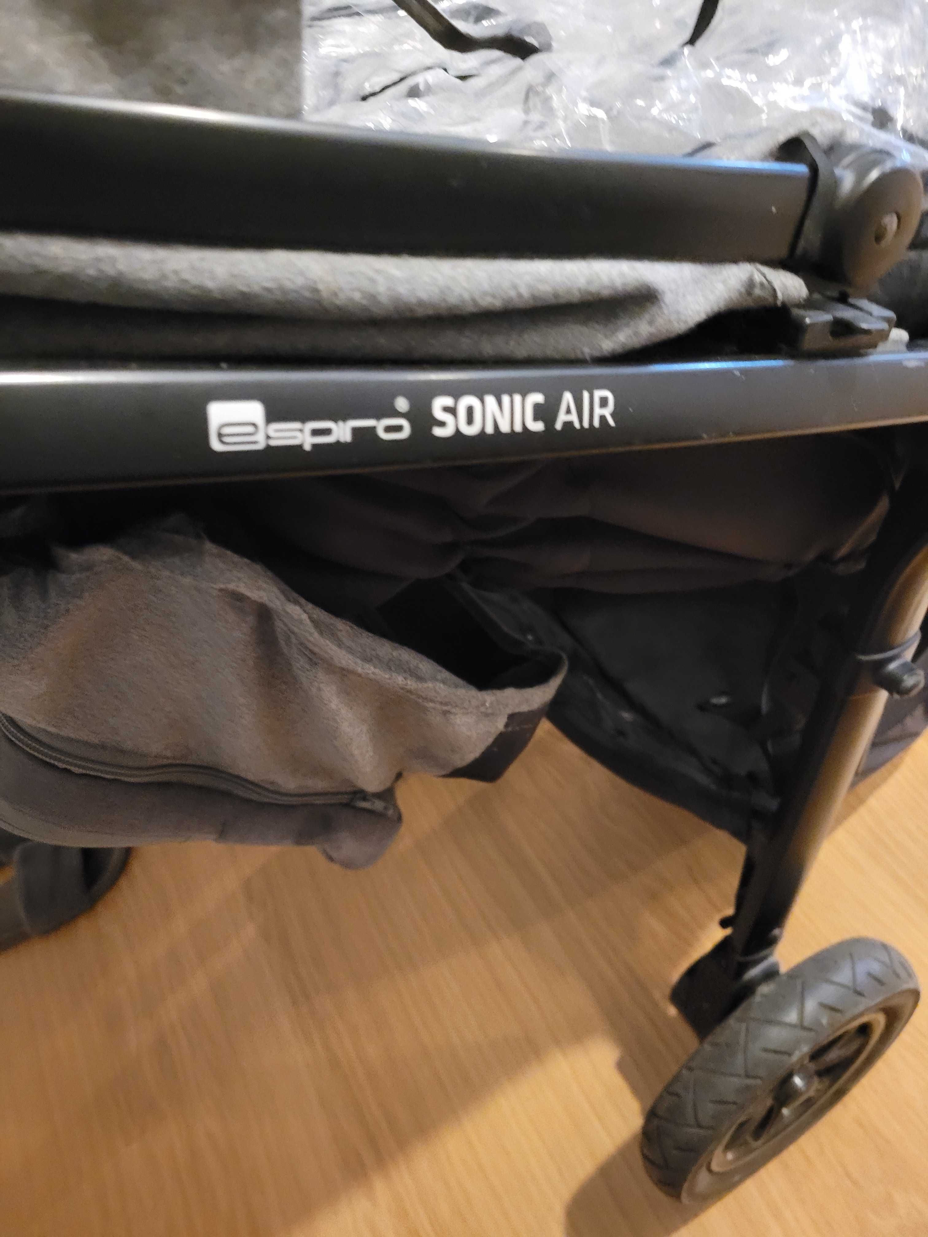 Wózek spacerowy espiro sonic air szary