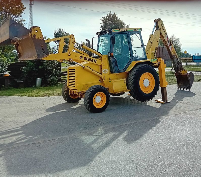 Koparko-ładowarka Fiat nie Jcb cat 4x4 teleskop powershift prywatnie