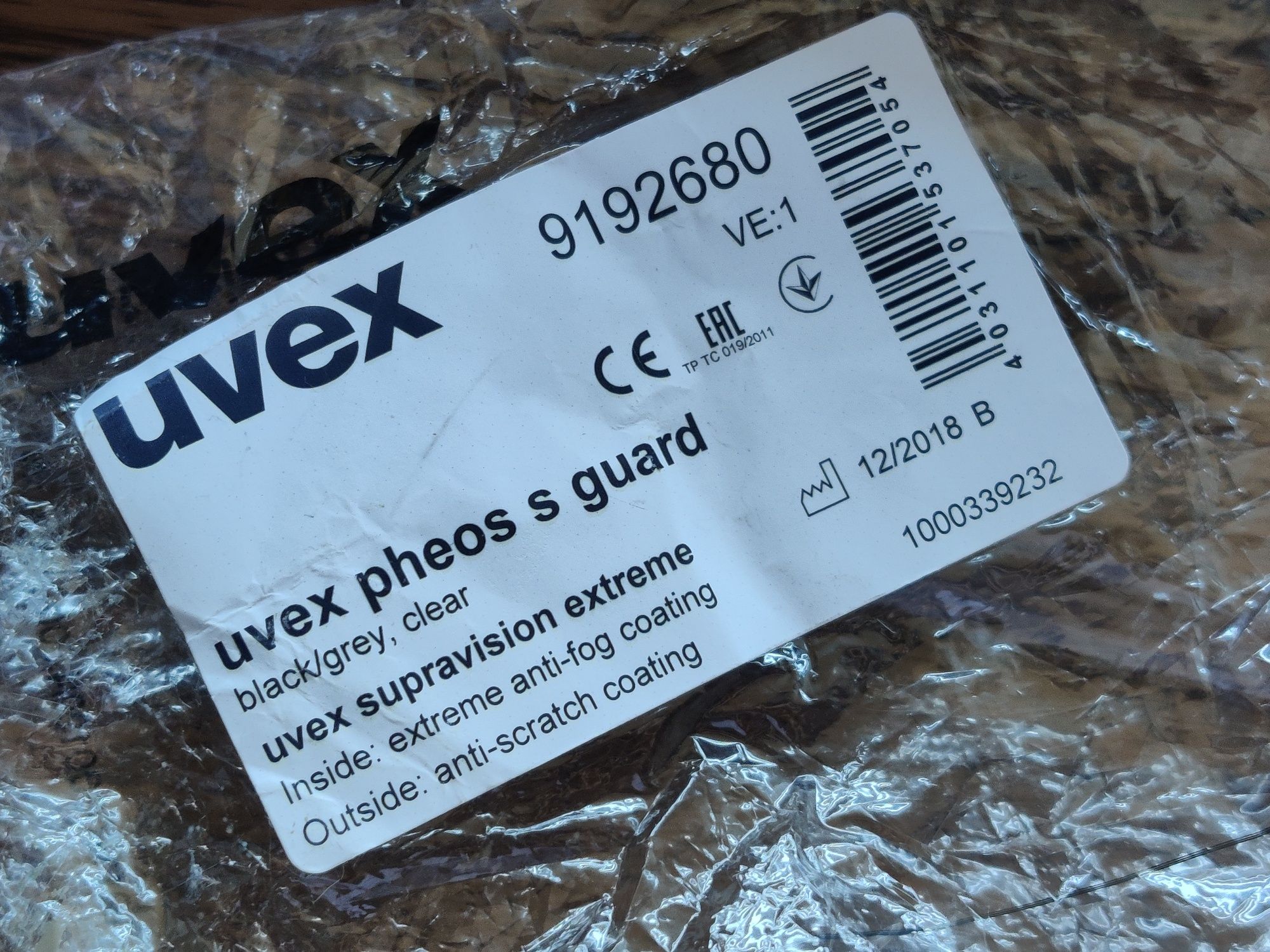 okulary ochronne Uvex Pheos S Guard