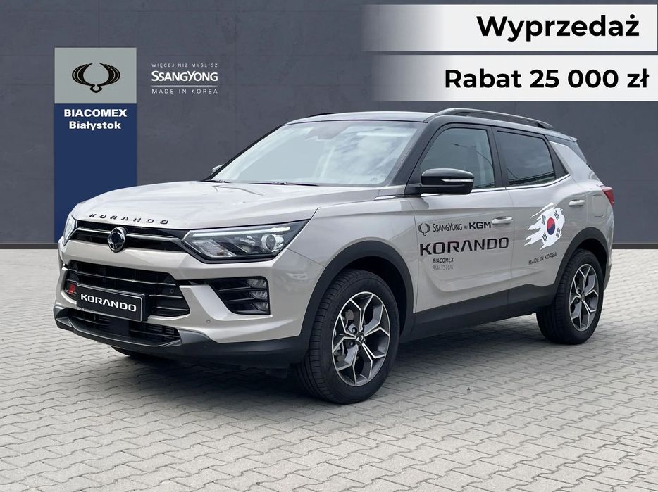 SsangYong/KGM Korando * DEMO * Możliwość LPG * Od ręki * Rabat 25 000 zł