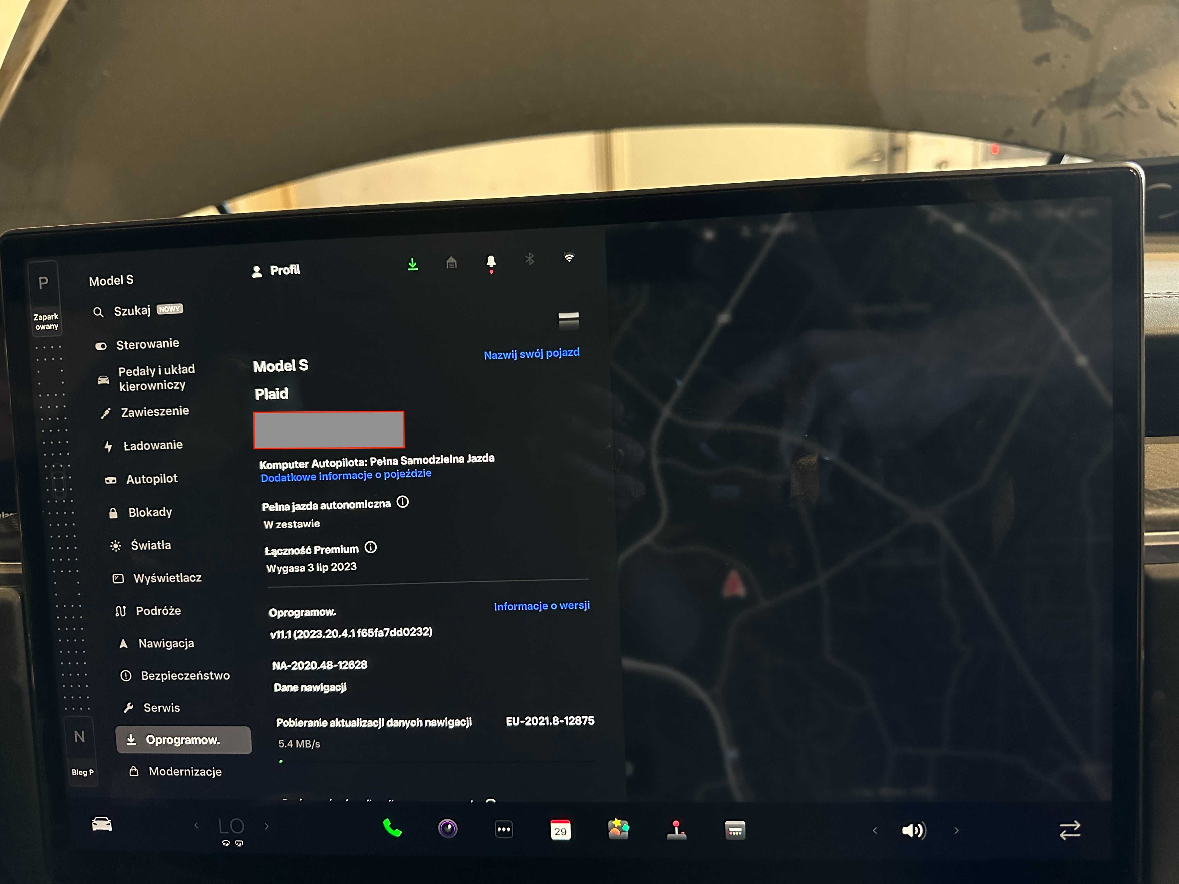 Programowania Tesla Plaid S X 3 Y Supercharger, kluczy, nawigacja