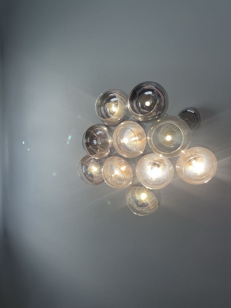 Lampa wisząca kolor srebrny