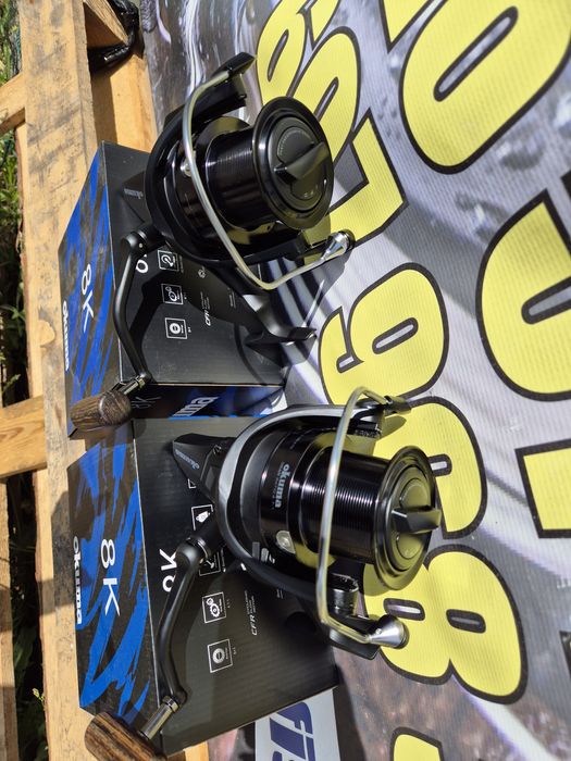 2 kołowrotki okuma 8k Nowe