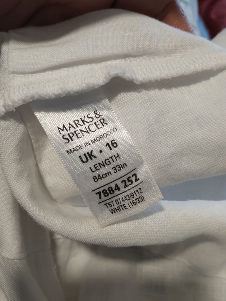 Spódnica lniana Marks Spencer 44