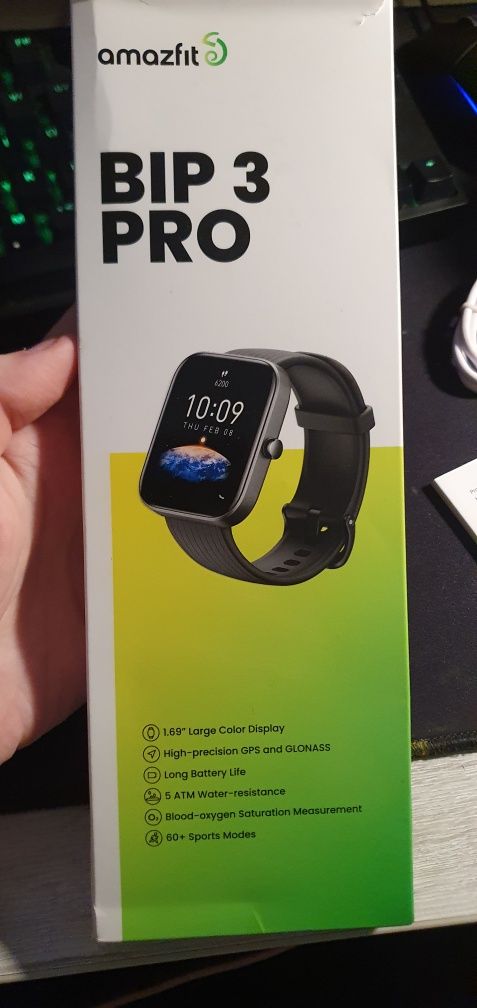 zegarek treningowy bip 3 pro