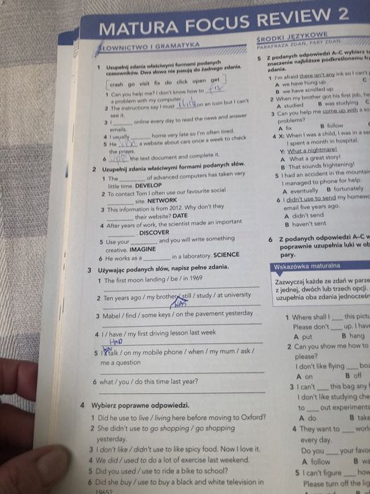 Focus Matura Student’s Book A2+/B1 Pearson