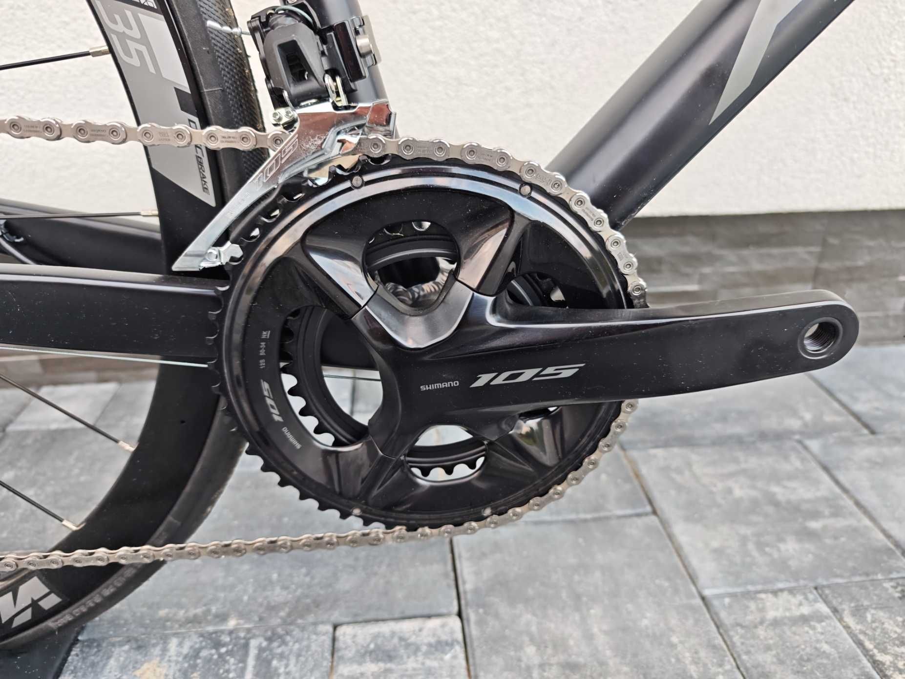 Apex Shimano 105 2x12 Powystawowy 58cm Rower szosowy