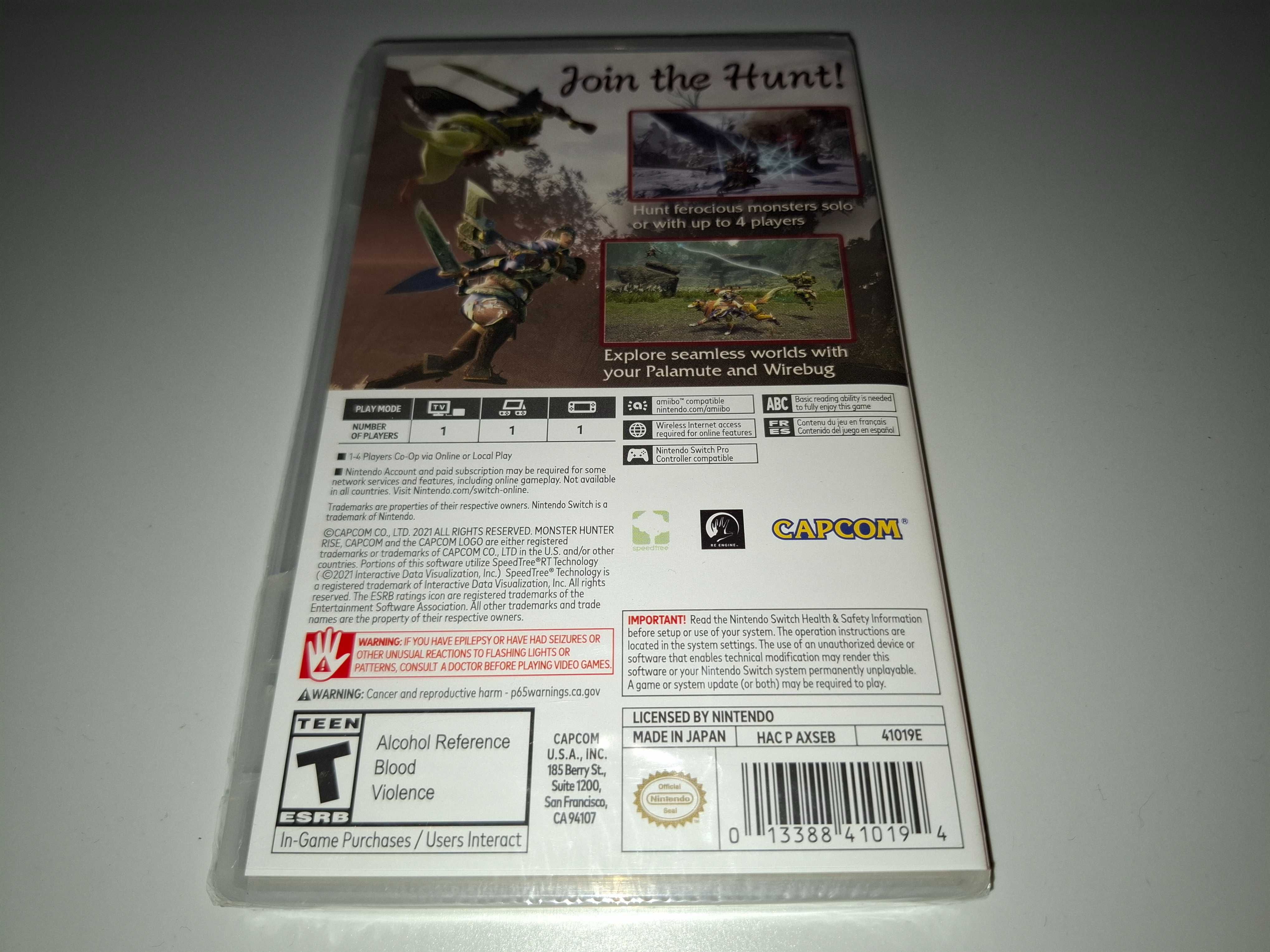 Monster Hunter Rise [Nowa, NTSC-U] Nintendo Switch