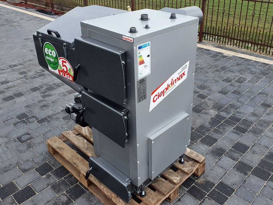 Kocioł piec co na ekogroszek 30kW z podajnikiem kotły na 300m2 5klasa