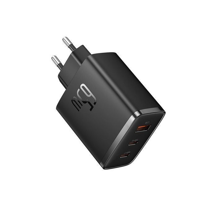 Ładowarka Baseus Cube Pro 65W | 3 Porty USB-C/A | Czarna