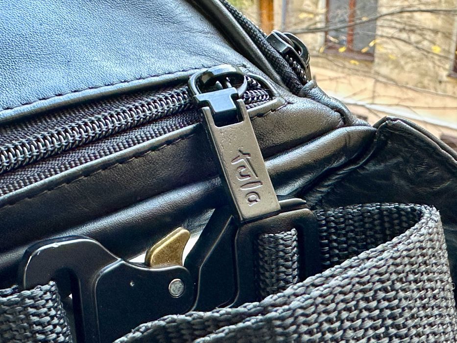 Сумка бананка Tula натуральна шкіра