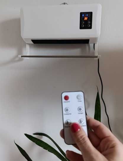 обігрівач дуйка настінний з пультом тепловентилятор кондиціонер сушарк