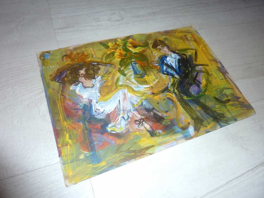 Randka-obraz-akryl na kartonie
