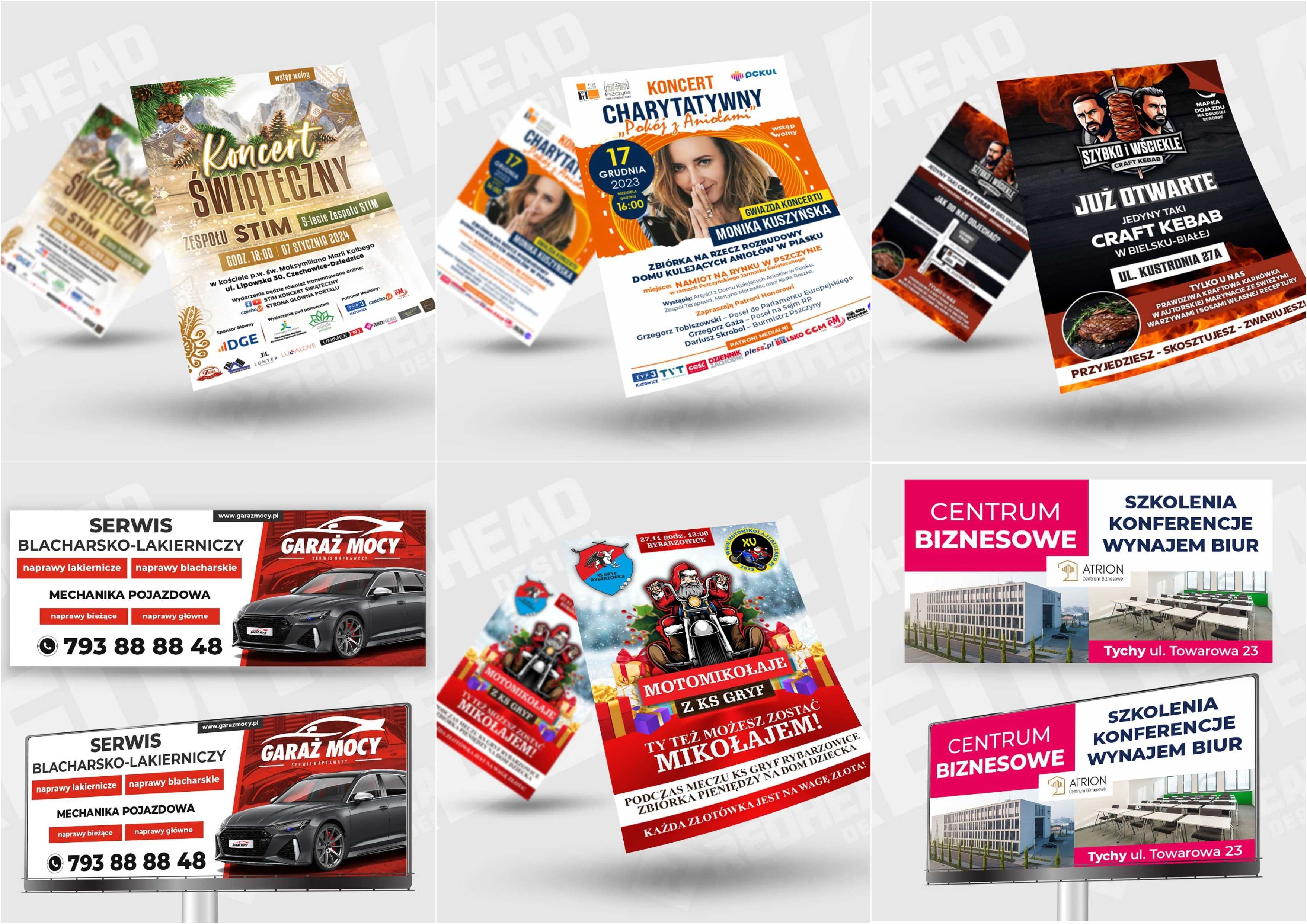 Projekt graficzny grafik komputerowy logo wizytówki Śląskie