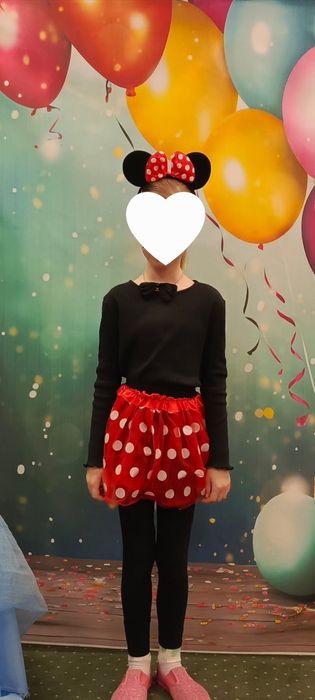 Strój dla dziewczynki na balik bal 116-122 myszka minnie