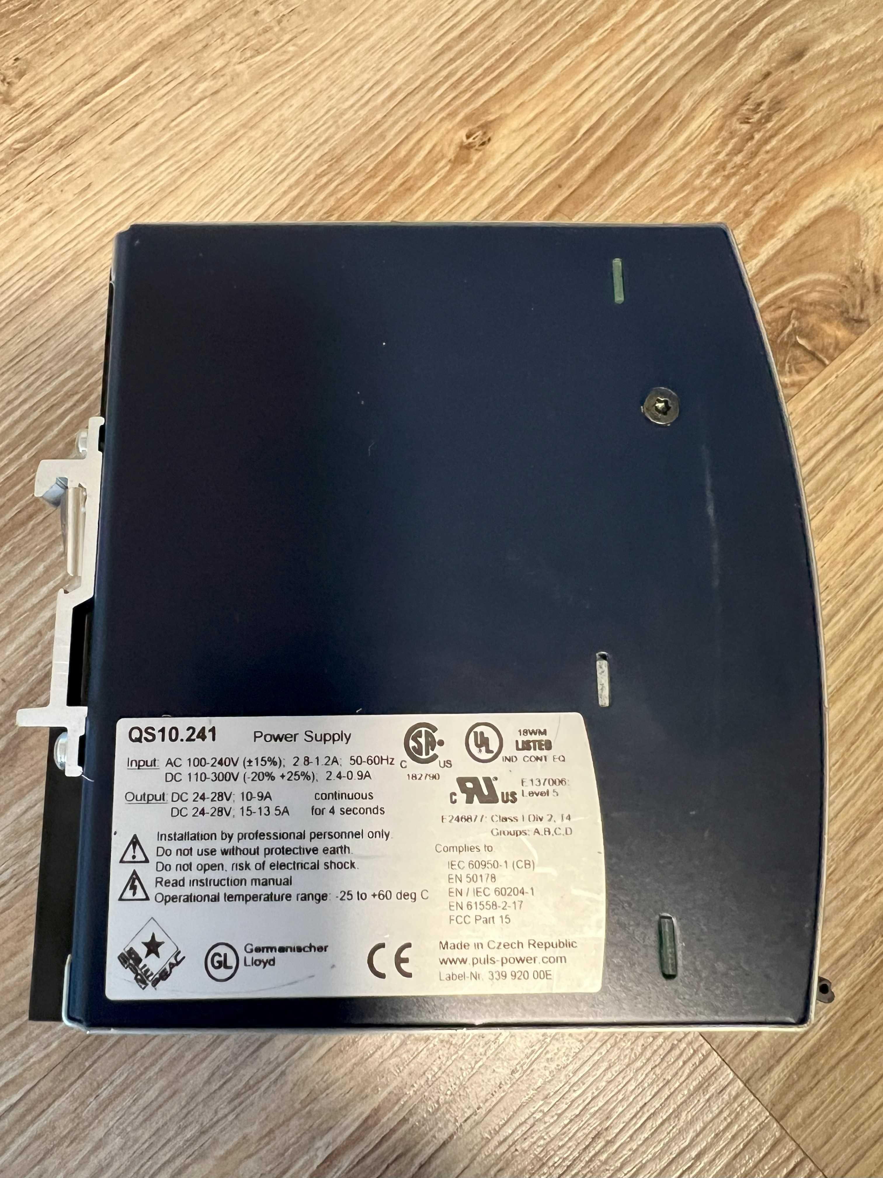 Zasilacz 24V/10A/240W Puls QS10.241